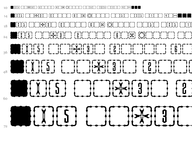 Steampips font waterfall